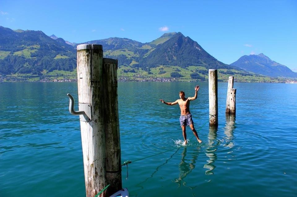 Hostel Rotschuo Jugend- Und Familienferien Gersau Buitenkant foto